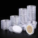 Utron 60pc Clear Plastic Coin Capsules w/ Adjustable Gasket for $7 + free shipping w/ Prime