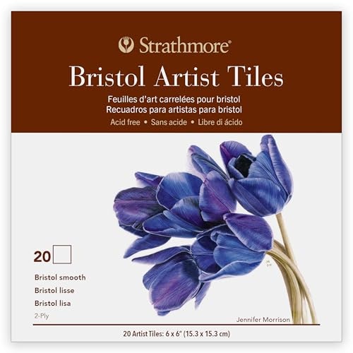 Strathmore 400 Series 6x6-inch Smooth Bristol Artist Tiles 20-Sheet Pad: $8.21 Strathmore 400 Series 6x6-inch Smooth Bristol Artist Tiles 20-Sheet Pad: $8.21