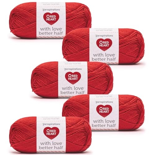 Red Heart With Love Better Half Yarn 5-Pack: $22.30 Red Heart With Love Better Half Yarn 5-Pack: $22.30