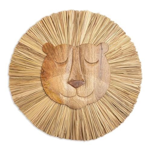 Crane Baby Handmade Wood Safari Lion Wall Art: $61.99 Crane Baby Handmade Wood Safari Lion Wall Art: $61.99