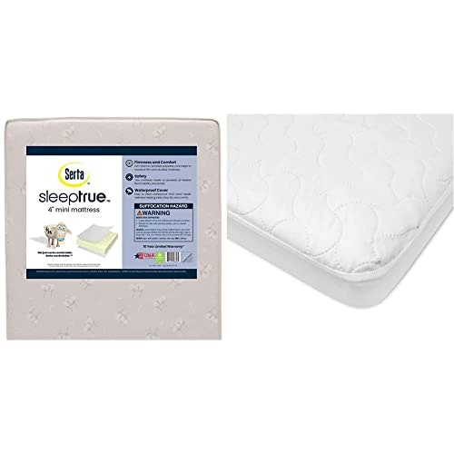 Delta Children Serta SleepTrue Mini Crib Mattress and Waterproof Protective Cover: $74.52 Delta Children Serta SleepTrue Mini Crib Mattress and Waterproof Protective Cover: $74.52