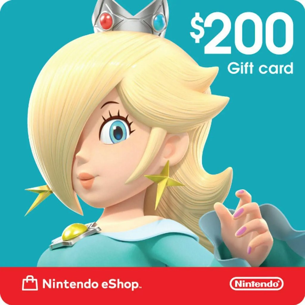 $200 Nintendo eShop Gift Card: $174 $200 Nintendo eShop Gift Card: $174