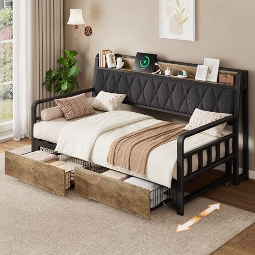 ComfyCorner Convertible Twin to King Daybed with Trundle: $262.57 ComfyCorner Convertible Twin to King Daybed with Trundle: $262.57
