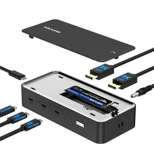 Wavlink USB4 Docking Station with M.2 Enclosure: $99.99