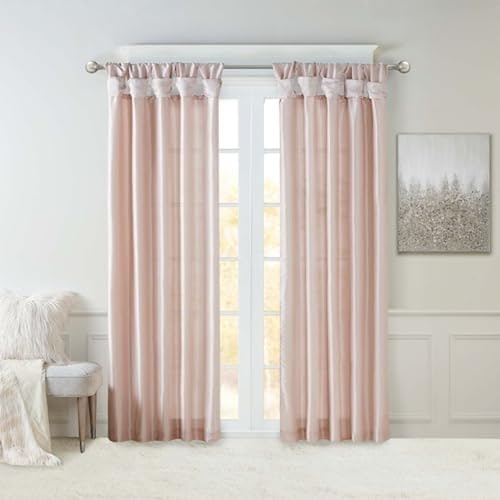 Madison Park 50" x 84" Faux Silk Curtain Panel: $20.99