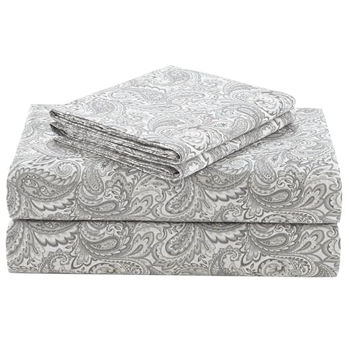 Comfort Spaces Queen 4-Piece Cotton Percale Sheet Set: $24.42