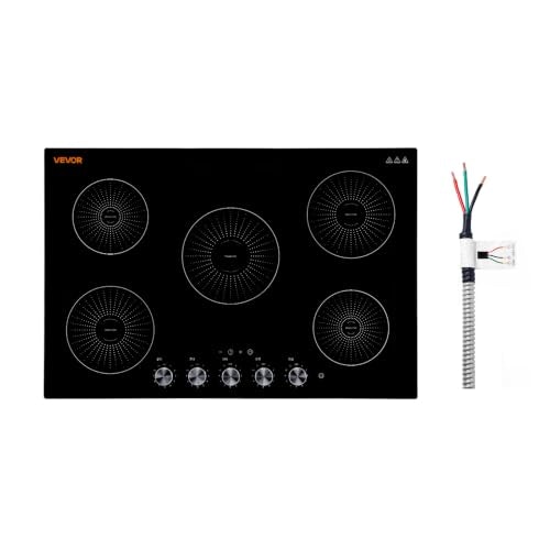 Vevor 30-Inch 5-Burner Electric Induction Cooktop: $238.90