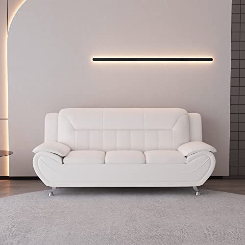 Container Furniture Direct Michael Faux Leather Sofa: $484.14 Container Furniture Direct Michael Faux Leather Sofa: $484.14