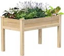 Greenes Fence Natural Wood Garden Raised Bed for $74 + free shipping
