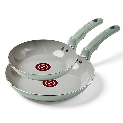 T-Fal Refresh Ceramic Nonstick Frying Pan Set 8-Inch and 10-Inch Skillets: $39.86