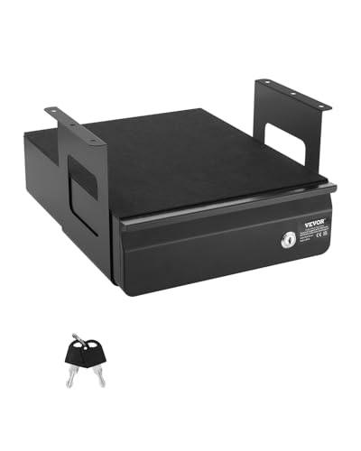 Vevor 13-Inch Under-Desk Lockable Slide-Out Drawer: $38.50 Vevor 13-Inch Under-Desk Lockable Slide-Out Drawer: $38.50