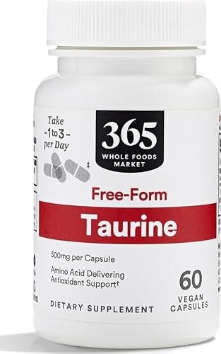 365 by Whole Foods Market Taurine 500mg 60-Count: $4.90 365 by Whole Foods Market Taurine 500mg 60-Count: $4.90