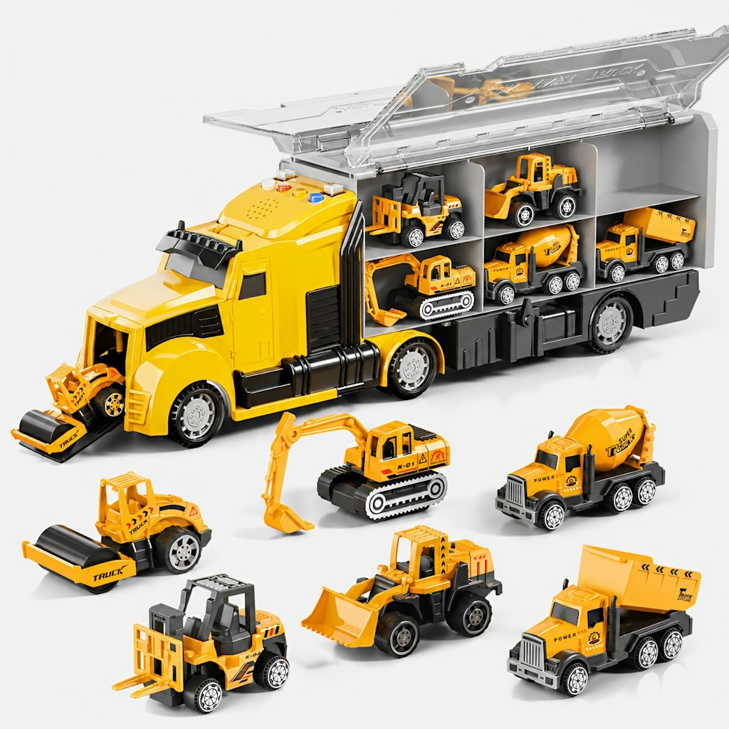 Taqizhu 7-in-1 Construction Truck Toy: $17.90
