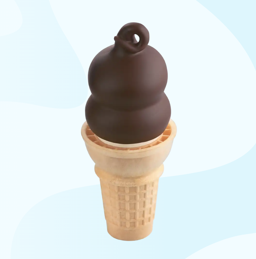 Dairy Queen Small Dipped Cone: $1 Dairy Queen Small Dipped Cone: $1