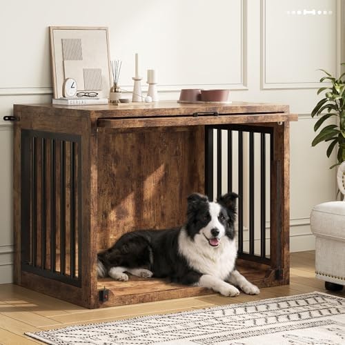 Jocoevol 35-inch Wooden Dog Crate Furniture: $121.49 Jocoevol 35-inch Wooden Dog Crate Furniture: $121.49