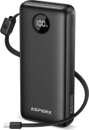 AsperX 20,000mAh 45W Portable Charger: $20 w/ Prime