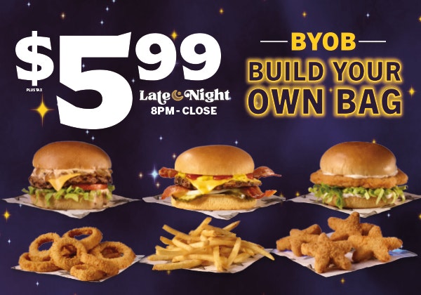 Carl's Jr. Build Your Own Bag: $5.99