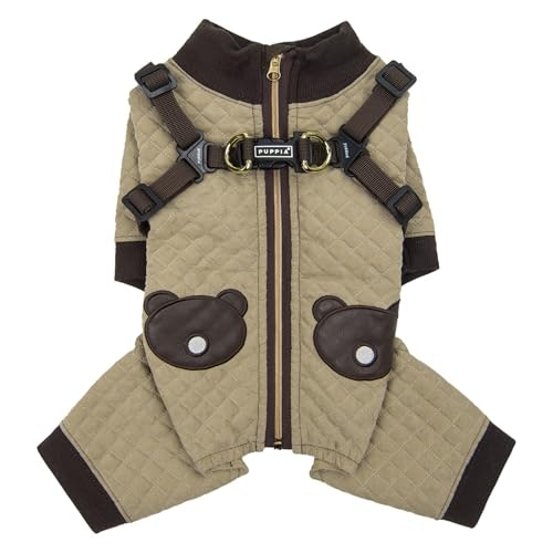 Puppia Quilo Warm Winter Jumpsuit with Integrated Harness for Dogs: $33.68