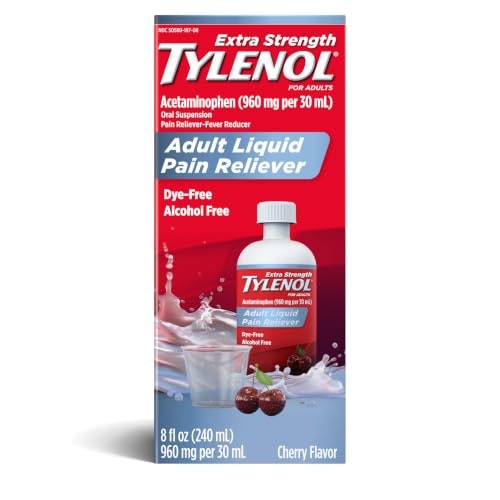 Tylenol Adult Liquid Pain Reliever and Fever Reducer 8-oz. Bottle: $11 Tylenol Adult Liquid Pain Reliever and Fever Reducer 8-oz. Bottle: $11
