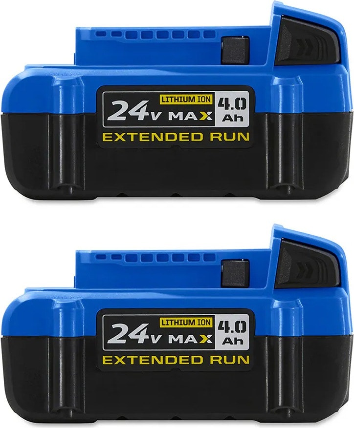 Kobalt 24V 4 Ah Lithium-ion Battery 2-Pack: $79