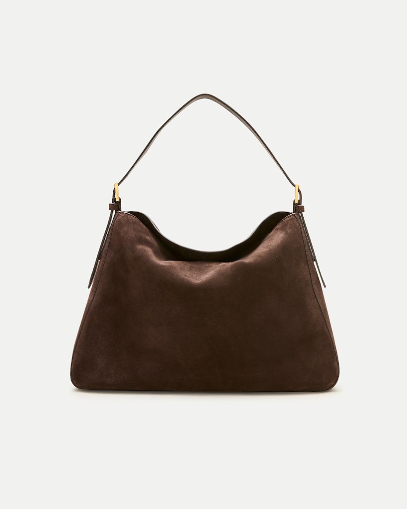 J.Crew Berkeley Large Suede Shoulder Bag: $119