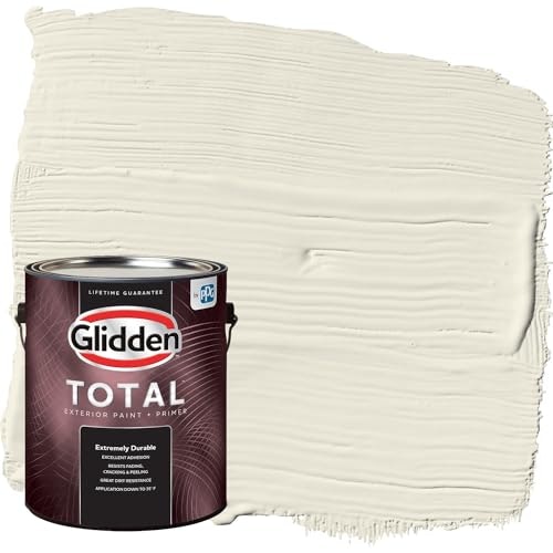 Glidden Total Exterior Paint and Primer 1-Gallon Satin: $39.39 Glidden Total Exterior Paint and Primer 1-Gallon Satin: $39.39
