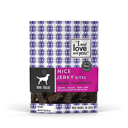 I and Love and You Nice Jerky Bites Dog Treats 4-Ounce 6-Pack: $26.03 I and Love and You Nice Jerky Bites Dog Treats 4-Ounce 6-Pack: $26.03