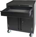 WorkPro 28" 2-Shelf Rolling Garage Storage Cabinet for $140 + free shipping
