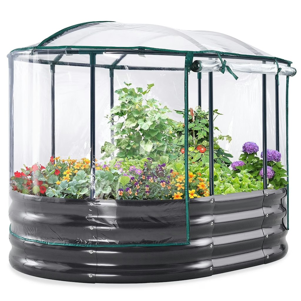 King Bird 4 x 3 x 1-Foot Raised Garden Bed w/ Cover: $53 King Bird 4 x 3 x 1-Foot Raised Garden Bed w/ Cover: $53