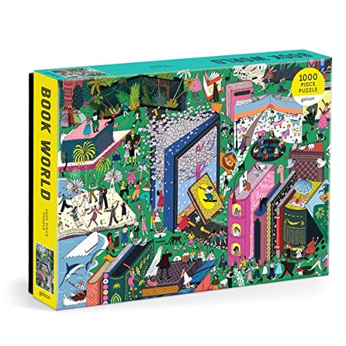 Galison 1,000-Piece Book World Jigsaw Puzzle: $12.59 Galison 1,000-Piece Book World Jigsaw Puzzle: $12.59