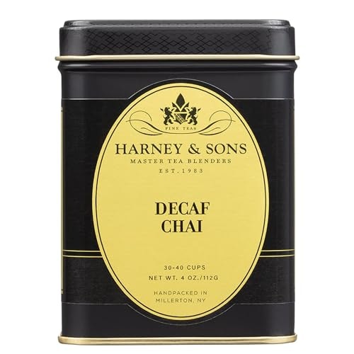 Harney & Sons Decaf Chai Loose Leaf Black Tea 4-oz Tin: $12 Harney & Sons Decaf Chai Loose Leaf Black Tea 4-oz Tin: $12
