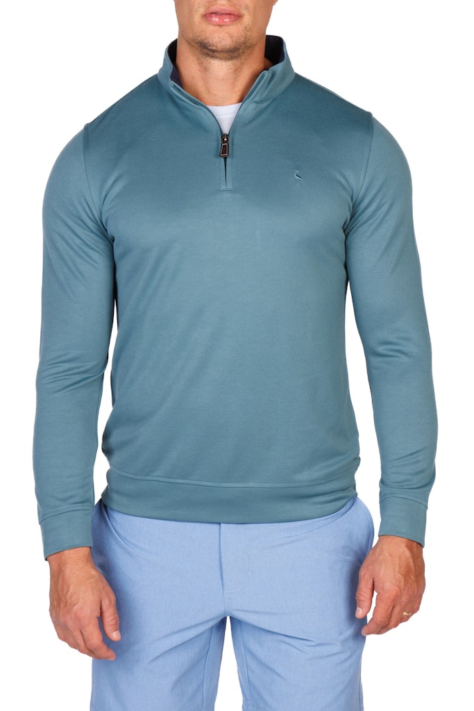 TailorByrd Men's Modal Blend Quarter-Zip Polo: $20