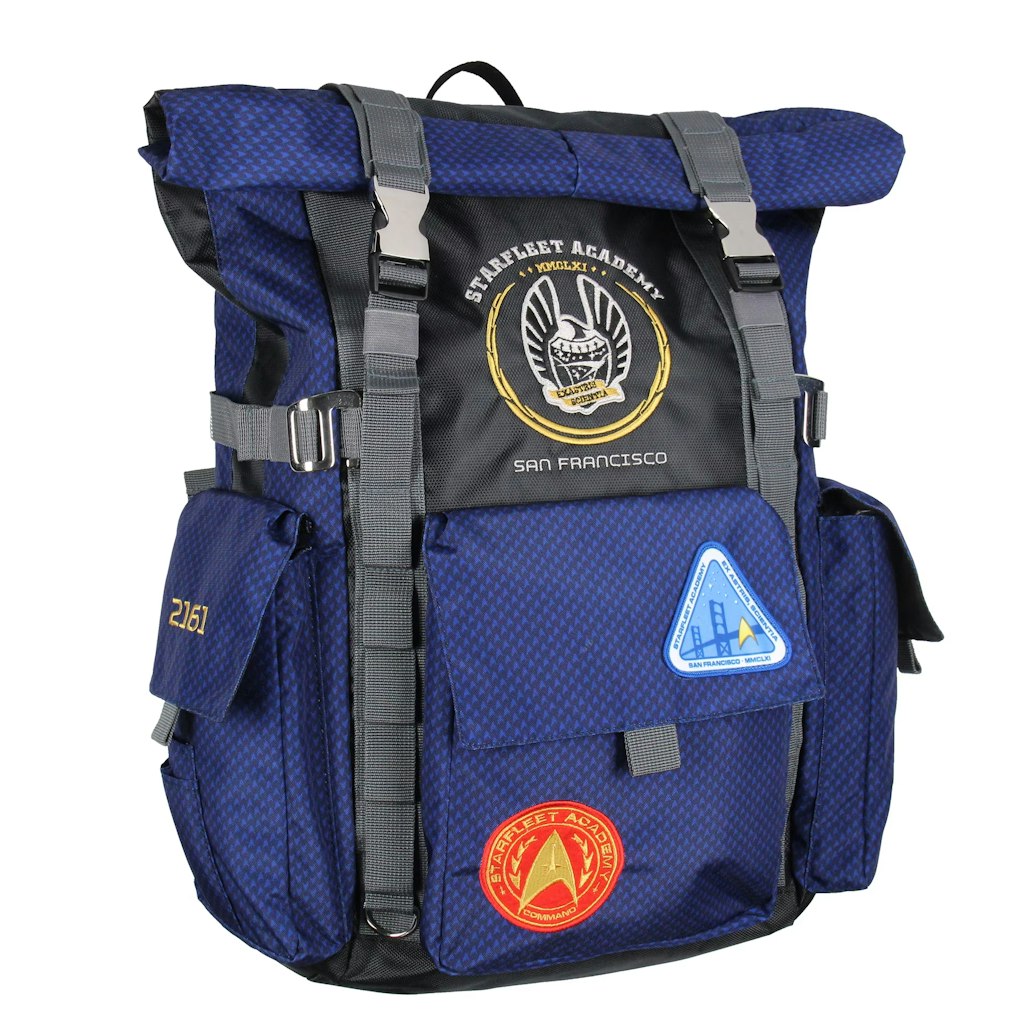 Star Trek Starfleet Academy Roll Top Backpack: $42
