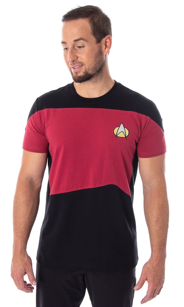 Star Trek Next Generation Men's Picard Uniform Shirt: $17