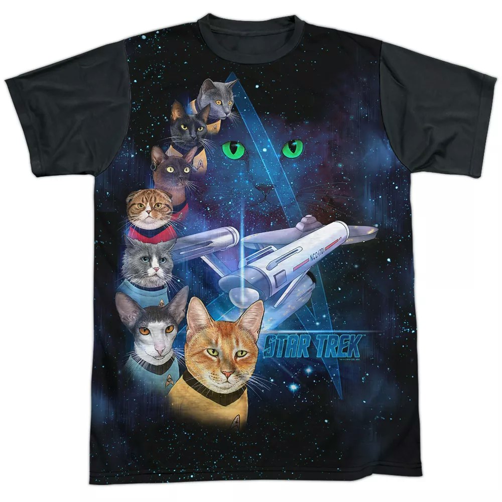 Star Trek Men's Cast of Cats T-Shirt: $15