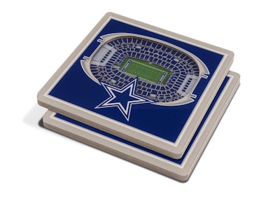 YouTheFan NFL Dallas Cowboys 3D Stadium Drink Coasters for From $12 + free shipping w/ Prime
