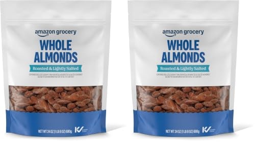Happy Belly Roasted and Lightly Salted Almonds 24-Ounce 2-Pack: $16.88 Happy Belly Roasted and Lightly Salted Almonds 24-Ounce 2-Pack: $16.88