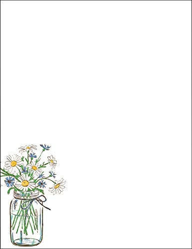 Great Papers! Mason Daisies 8.5" x 11" Letterhead Stationery 80-Count: $7.69 Great Papers! Mason Daisies 8.5" x 11" Letterhead Stationery 80-Count: $7.69
