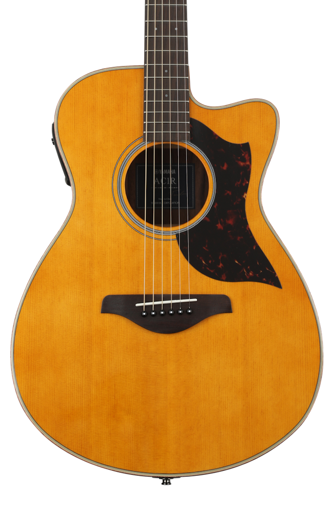 Yamaha AC1R Concert Cutaway Acoustic-Electric Guitar: $700 Yamaha AC1R Concert Cutaway Acoustic-Electric Guitar: $700