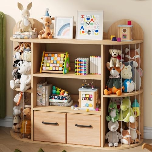 Kepptory Kids Wooden Bookcase and Toy Storage Organizer: $79.98 Kepptory Kids Wooden Bookcase and Toy Storage Organizer: $79.98