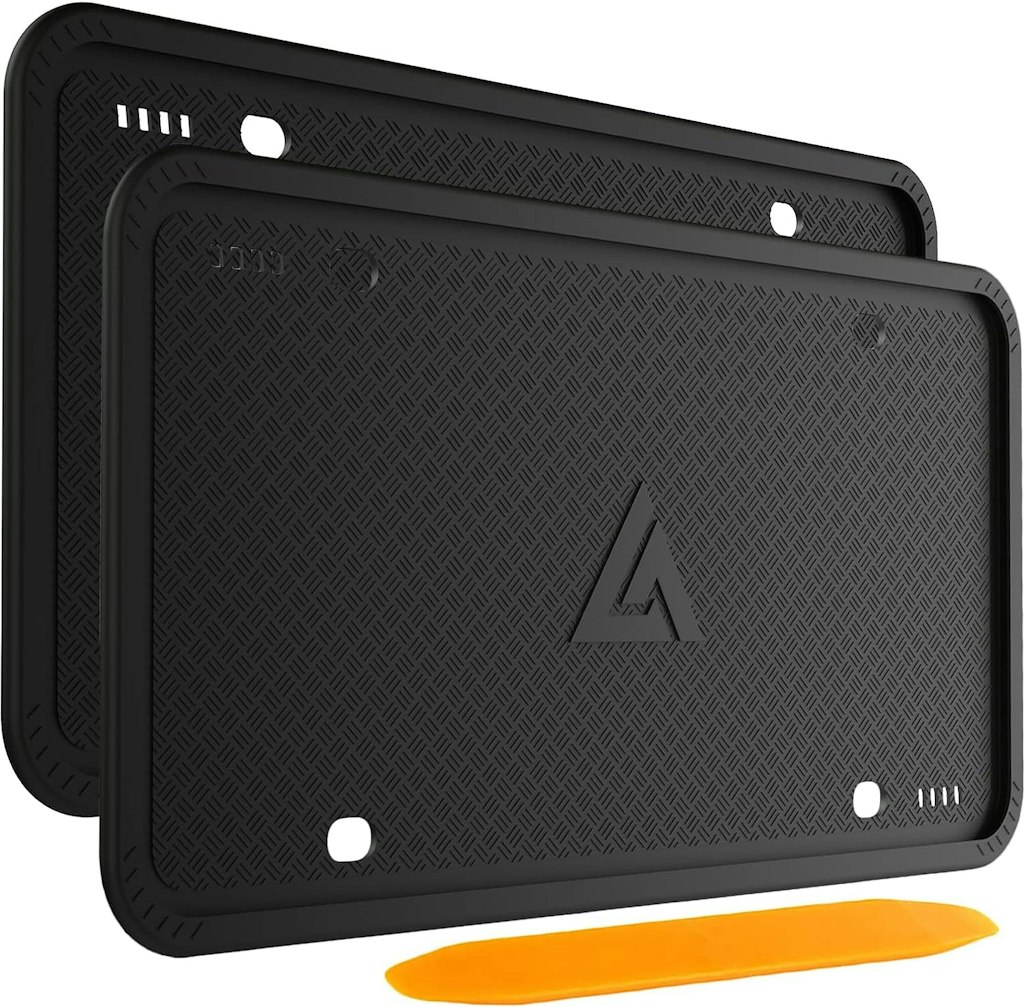 Aujen Silicone License Plate Frames 2-Pack: $9.90
