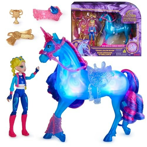 Unicorn Academy River & Isabel Dolls and Unicorn Toy Set: $24.99
