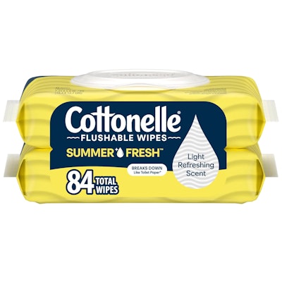 Cottonelle Summer Fresh Scented 84-Count Flushable Wipes for $2.67 via Sub & Save + free shipping w/ Prime