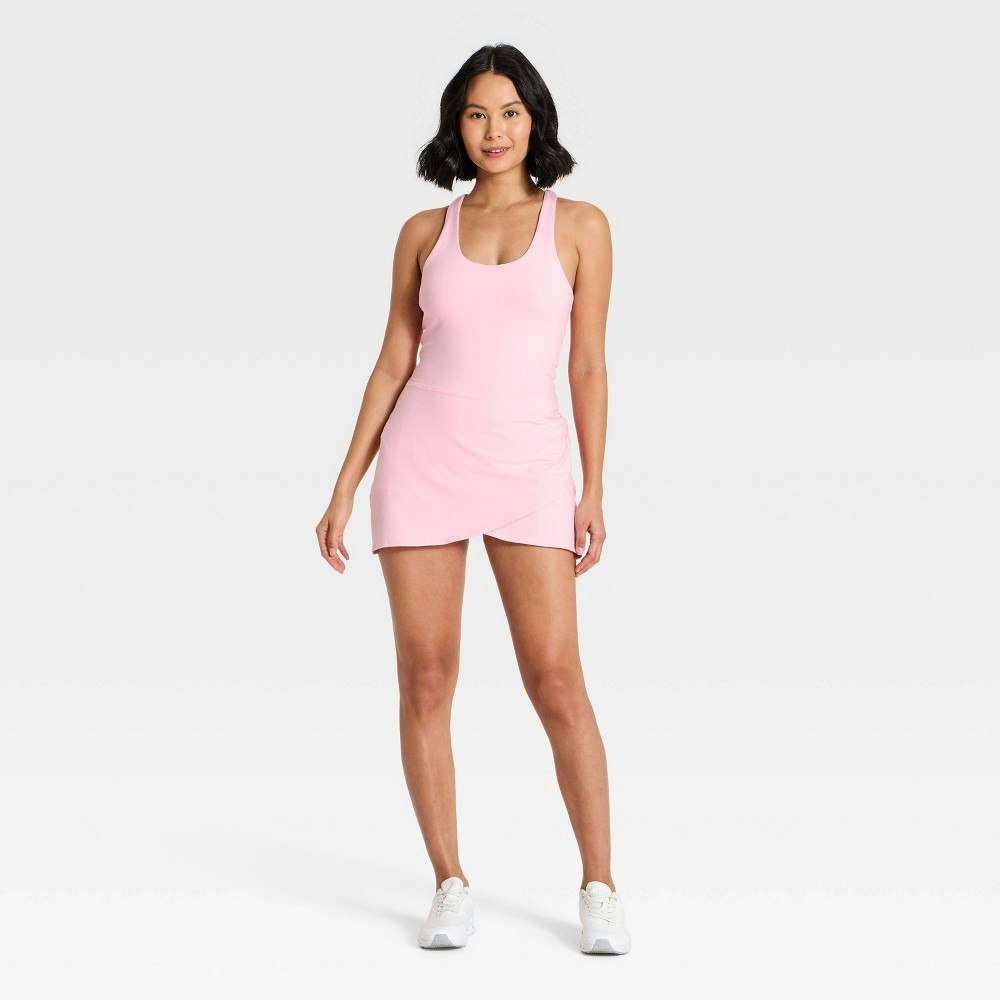 JoyLab Women's High Neck Washed Jersey Wrap Dress: $40 JoyLab Women's High Neck Washed Jersey Wrap Dress: $40