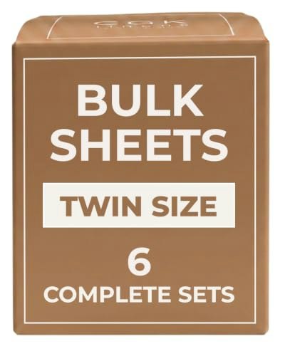 Twin Size 3-Piece Sheet Set 6-Pack: $131.74 Twin Size 3-Piece Sheet Set 6-Pack: $131.74