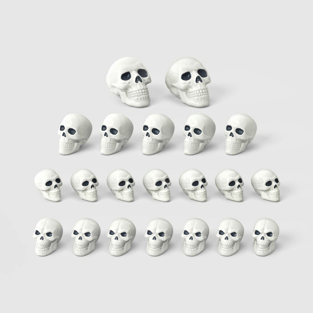 Hyde and EEK! Boutique 21-Pack Skull Halloween Decorative Props: $10 Hyde and EEK! Boutique 21-Pack Skull Halloween Decorative Props: $10