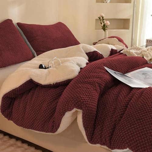 Llancl 3D Jacquard Sherpa Comforter Set 3-Piece: $80.74 Llancl 3D Jacquard Sherpa Comforter Set 3-Piece: $80.74