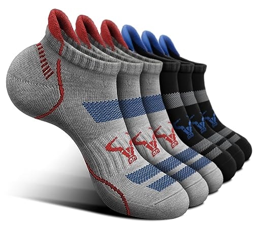 Bulliant Men's Low-Cut Running Ankle Socks 6-Pack: $14.98 Bulliant Men's Low-Cut Running Ankle Socks 6-Pack: $14.98
