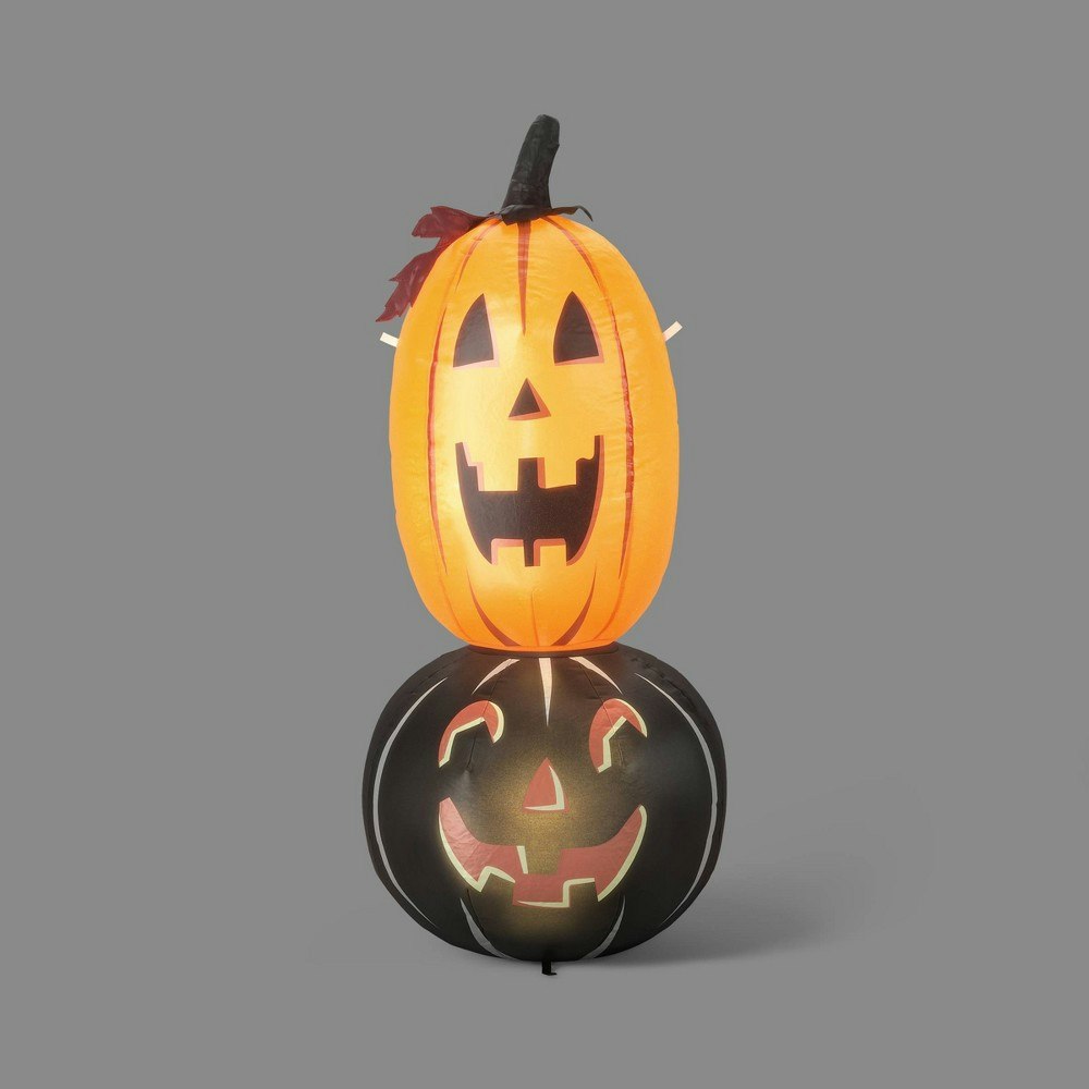 Hyde and EEK! Boutique Stacked Pumpkin LED Inflatable: $20 Hyde and EEK! Boutique Stacked Pumpkin LED Inflatable: $20