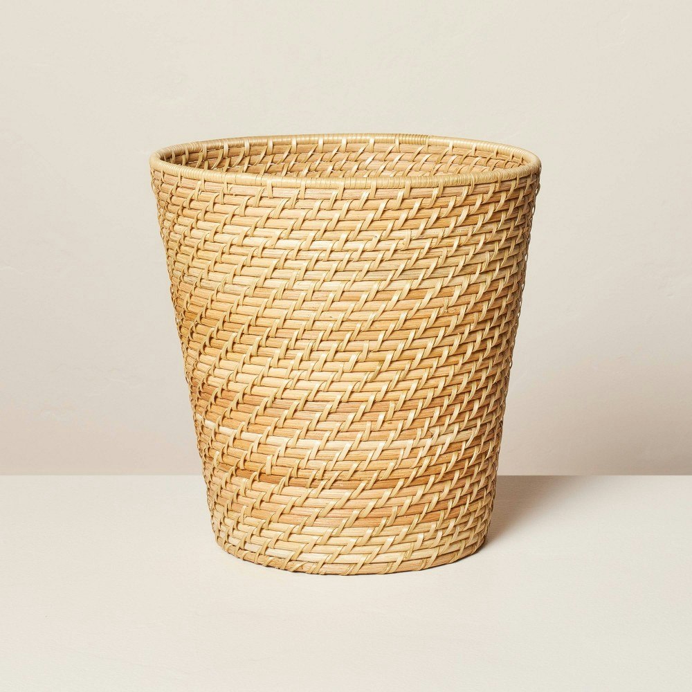 Hearth & Hand with Magnolia 2.5-Gallon Natural Woven Wastebasket: $24.99